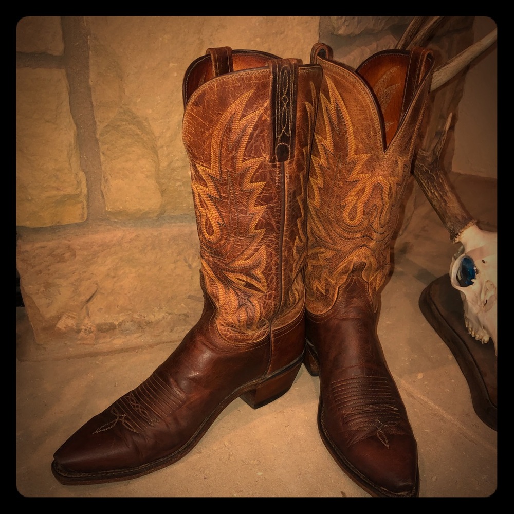 Lucchese 1883 TX Handmade Cowgirl Boots in Size 9B